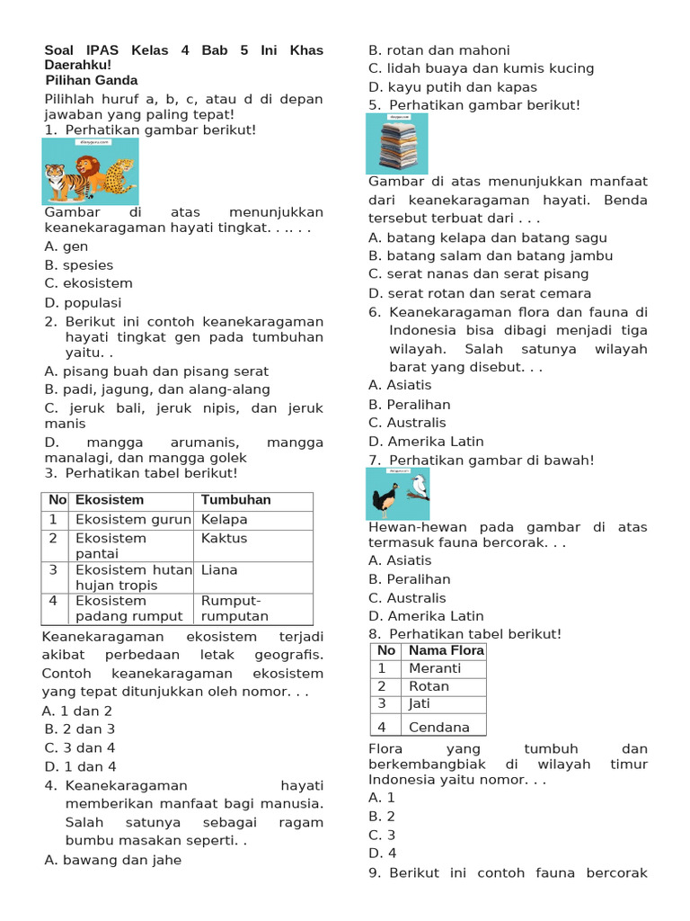 7 Rahasia Latihan Soal IPA Kelas 4 Semester 2 2022 Agar Anak Sukses Raih Nilai Sempurna