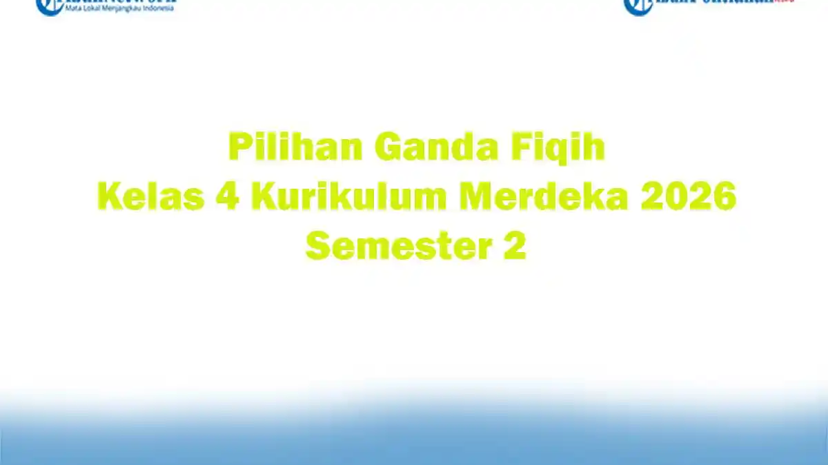 soal uts fiqih kelas 4 semester 2
