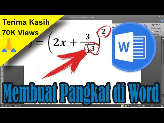 3 Cara Pangkat 2 di Word Sekaligus Membuat Titik Dua Sejajar, Ternyata Mudah!