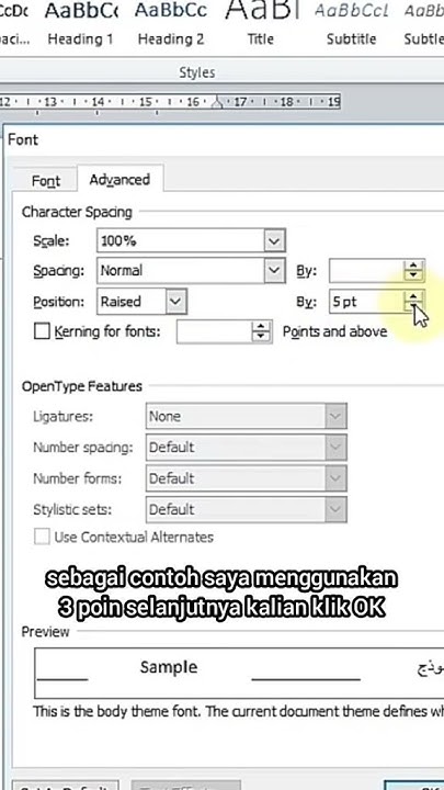 5 Cara Menaikkan Teks di Word yang Jarang Diketahui Guru untuk Catatan Rapor SD