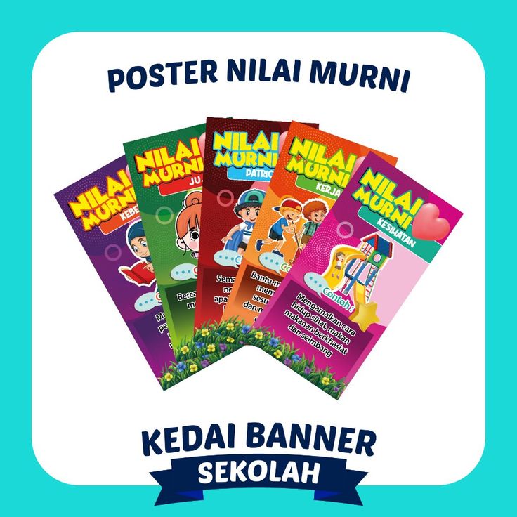 Poster Nilai Murni Nilai Murni dan Moral Sudut Ceria Keceriaan