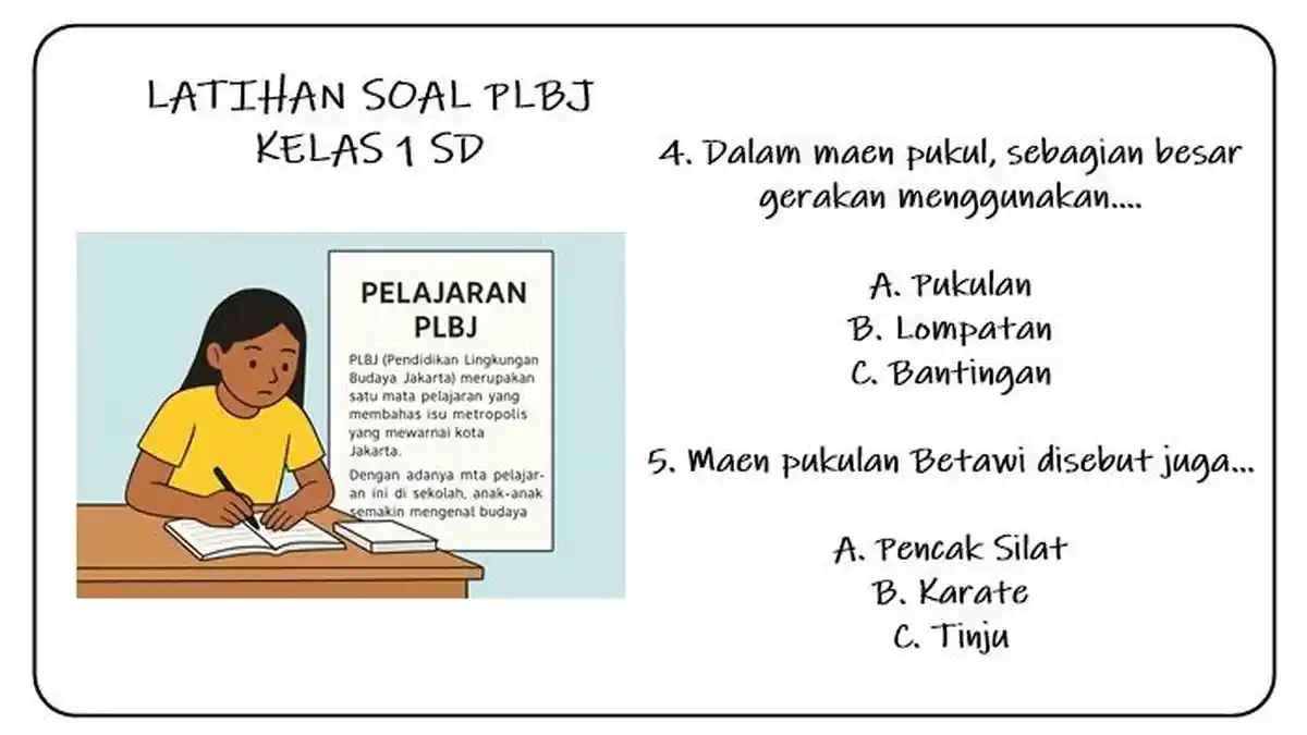 5 Fakta Mengejutkan Bank Soal PLBJ Kelas 1 Umpet Batu yang Jarang Diketahui Guru