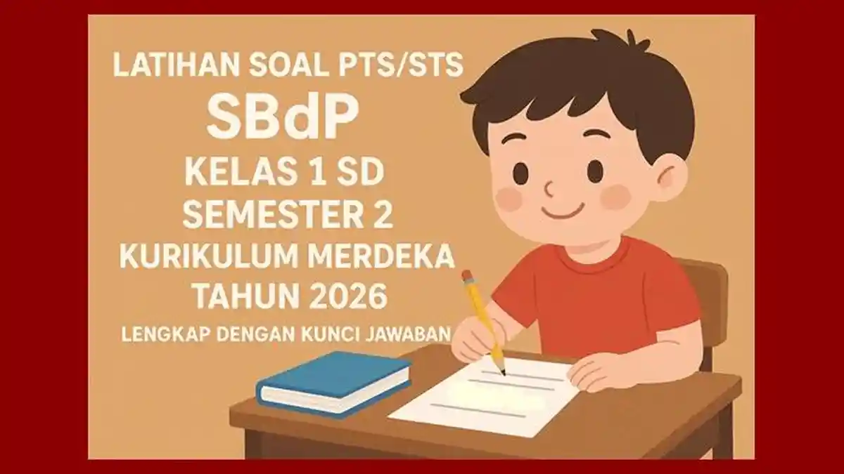 7 Soal SBDP Kelas 1 Benda Tiga Dimensi di Bank Soal 2026, Wajib Tahu Sebelum Ujian