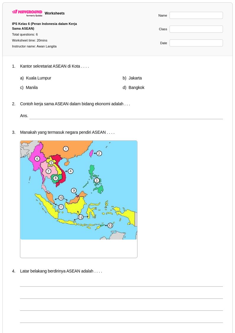 50 lembar kerja Kerja sama untuk Kelas 6 di Wayground Gratis Dapat 50 lembar kerja Kerja sama untuk Kelas 6 di Wayground Gratis Dapat