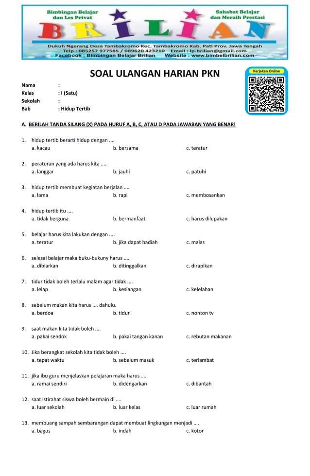 5 Fakta Mengejutkan Bank Soal PKN SD Kelas 6 Semester 1 yang Wajib Diketahui Orang Tua