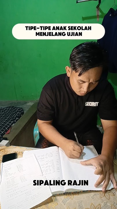 Kalo kalian ngapain aja menjelang ujian sekolah pov relatable parodi