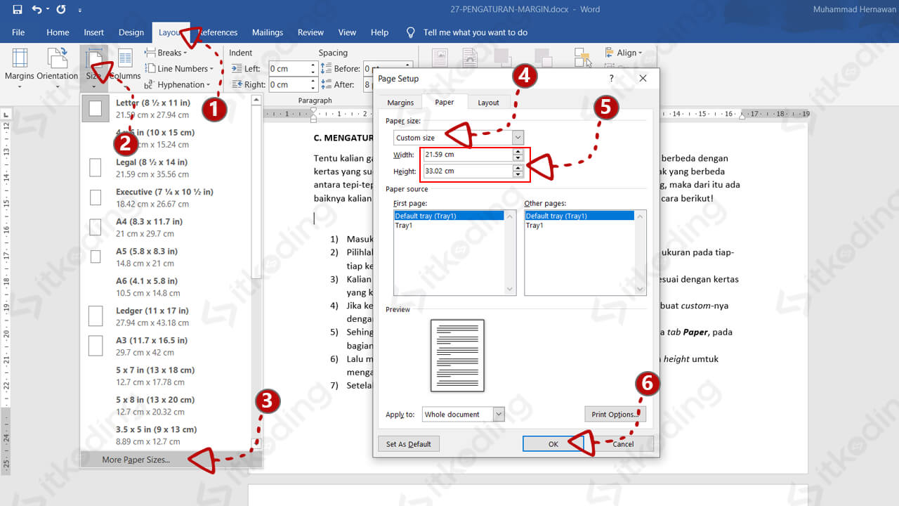 Mengubah Bentuk Kertas di Microsoft Word Panduan Lengkap untuk Mengubah Bentuk Kertas di Microsoft Word Panduan Lengkap untuk