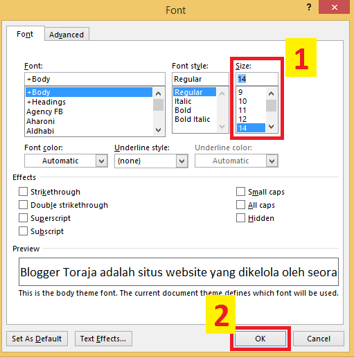Cara Mengubah Satuan Ukuran Font Word yang Jarang Diketahui Ternyata Semudah Ini
