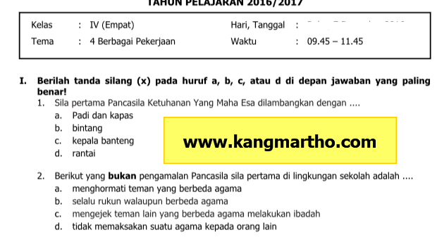 Rahasia 5 Langkah Download Soal PTS PAS Kelas 4 SD Kurikulum 2013 PDF Sebelum Deadline