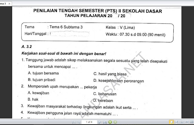 Terbukti! 7 Tips Cepat download soal pts tema 6 sub tema 3 kelas 5 Sebelum Ujian Dimulai