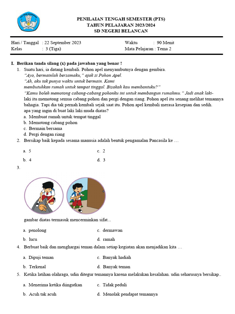 Terbukti Efektif! 5 Cara Menyelesaikan Latihan Soal Tematik Tema 2 Kelas 3 SD dengan Mudah