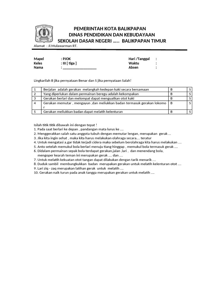 7 Tips Ampuh Download Soal PTS Tematik Semester Ganjil Kelas 3 Sebelum Deadline