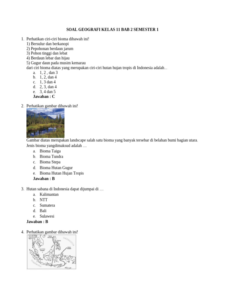 Wajib Tahu! Download pdf soal ukk geografi kelas xi semester 2 Agar Lulus Sempurna